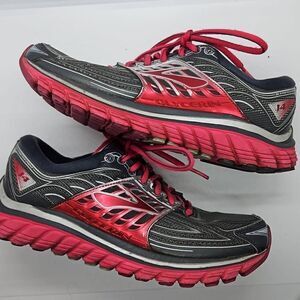 Brooks Glycerin 14 Women's Running Shoes Grey Metallic Pink Size 7.5
